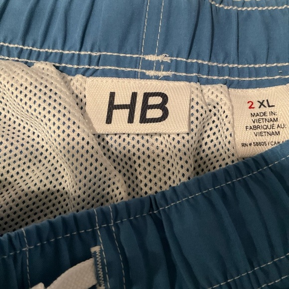 Destination XL DXL Men Swim Trunks Blue 2XL Drawstring Mesh Lining - Picture 6 of 10